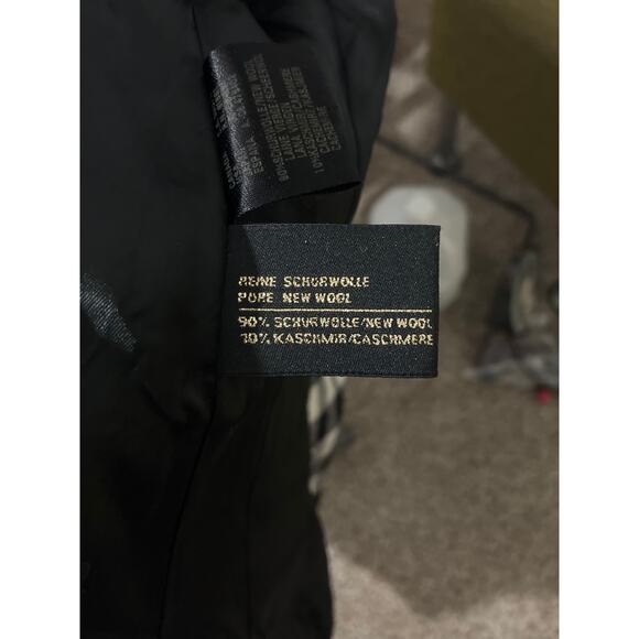 Vintage Escada Margaretha Ley Gingham Blazer Wool Cashmere Old Money Mob Wife - Picture 5 of 13